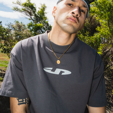 Pulse Reflective Tee - Gun Metal