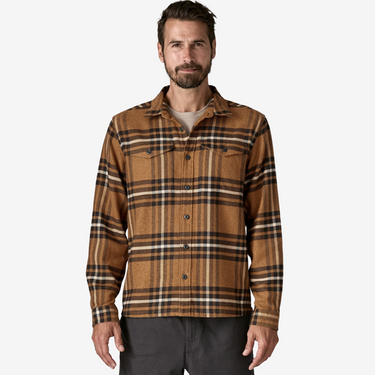 Men's Fjord Flannel Shirt Catch: Deer Brown