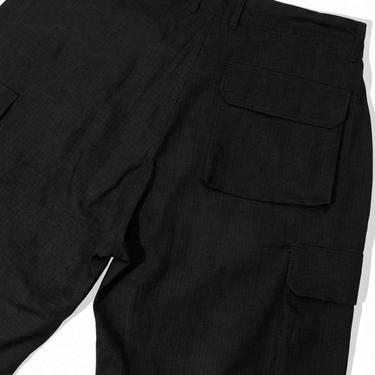 Ripstop Cargo Shorts - Black