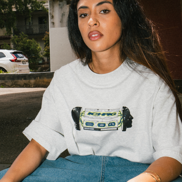HEADWAVE TEE WHITE MARLE