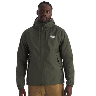 Men's Antora Rain Hoodie New Taupe Green