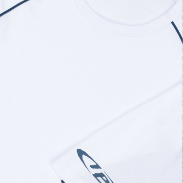 Optic Panel Tee - White