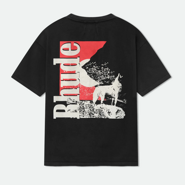 Rhude Moonlight Wolf Vintage Wash Tee