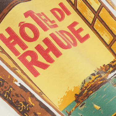 Rhude Hotel DI Monaco tee Vintage white