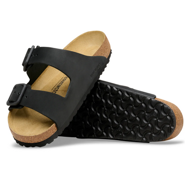 Arizona Wire Buckle Black Nubuck Leather Narrow Fit