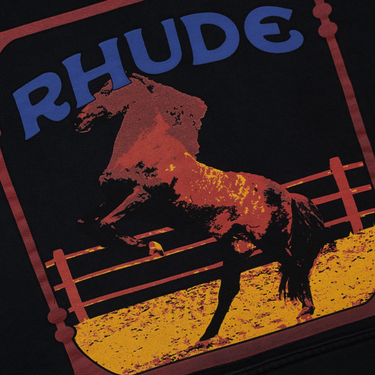 Rhude Cadre Hoodie Vintage Black