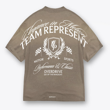 Crest T-Shirt Dark Taupe