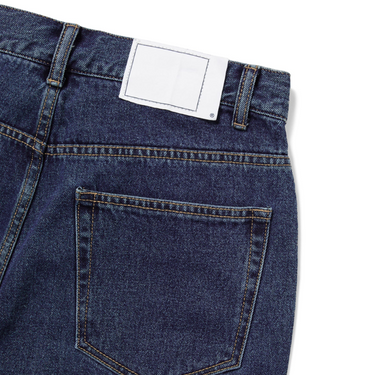 Washed Denim Short- Blue
