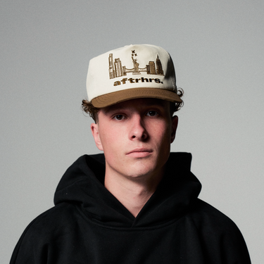 Skyline Snapback – Cream & Mocha