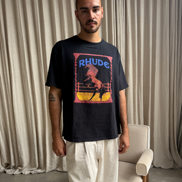 Rhude Cadre Tee Vintage Black
