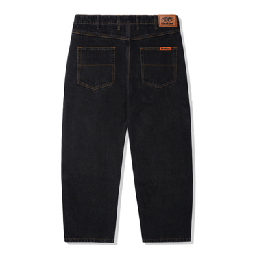 Baggy Denim Jeans, Washed Black