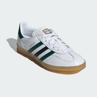 Adidas Women’s Gazelle Indoor – Cloud White / Collegiate Green | IE2957