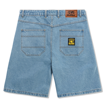 Patch Pocket Denim Shorts Washed Indigo