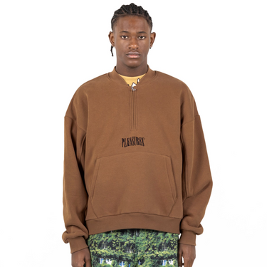 Karat 1/4 zip Brown