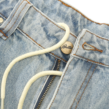Weathergear Denim Shorts Faded Light Wash