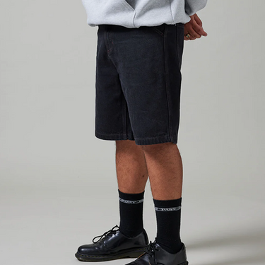 Pass~Port Workers Club Jean Short Washed Black