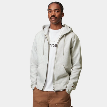 Hooded Chase Jacket Ash Heather / Gold