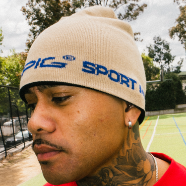 Sports Reversible Skull Beanie - Camel ONE SIZE FITS MOST