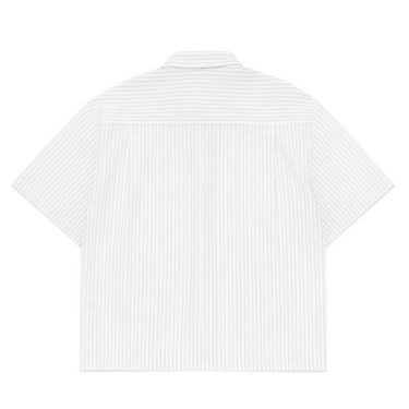 Boxy Script Shirt - Vintage White