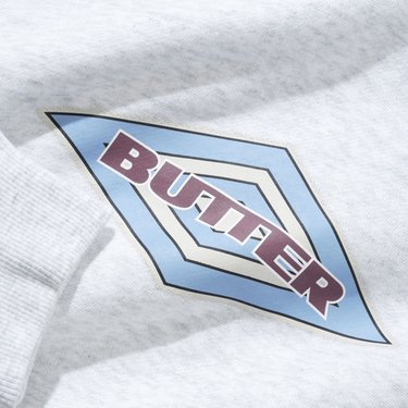 Diamond Logo Pullover Hood Ash