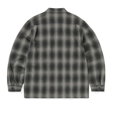 Nep Check Zip Shirt Black