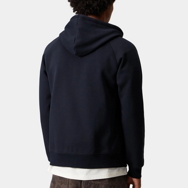 Hooded Chase Jacket Dark Navy / Gold