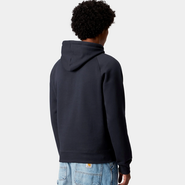 Hooded Chase Sweat Dark Navy / Gold