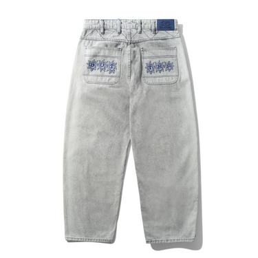 Bronco Denim Jeans	Washed Grey