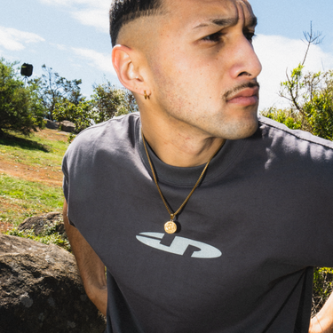 Pulse Reflective Tee - Gun Metal