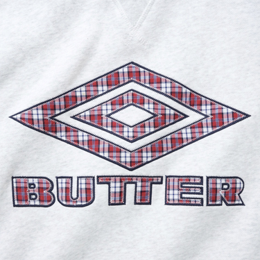 Diamond Applique Crewneck Ash