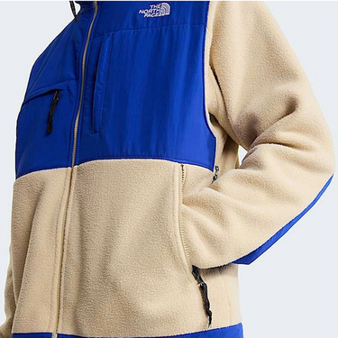 Men's Retro Denali Fleece Jacket DESERT STONE-TNF BLUE