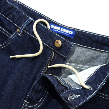 Roach Denim Shorts, Dark Indigo