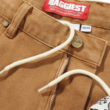 Butter Goods Santosuosso Duck Canvas Denim Jeans Brown