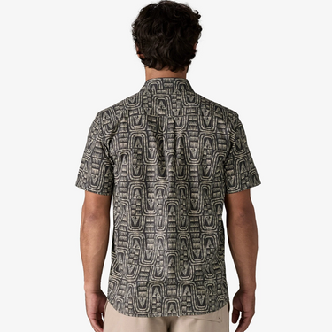 Men's Back Step Shirt Flow: Sunken Blue