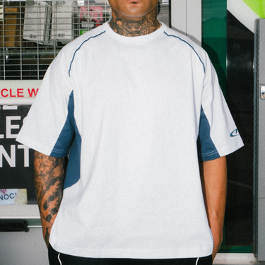 Optic Panel Tee - White