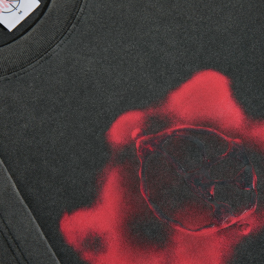 Tee | Metal Logo - Silver Black