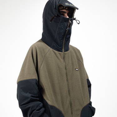 Strike Face-Guard Visor Jacket - Jungle Blaze