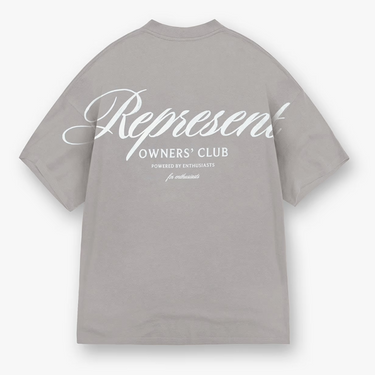 Represent Owners Club Script T-Shirt - Slate