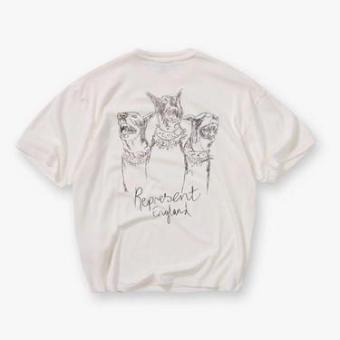 Hand Drawn Thoroughbred T-Shirt Flat White