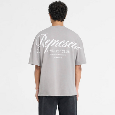 Represent Owners Club Script T-Shirt - Slate