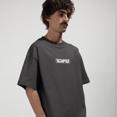 Strike Logo Tee - Vintage Black / White