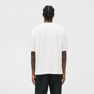 Initial Star T-Shirt Flat White