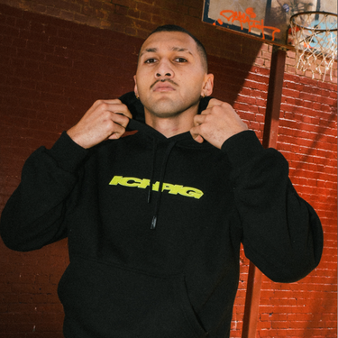 MOTION PULLCORD HOOD BLACK