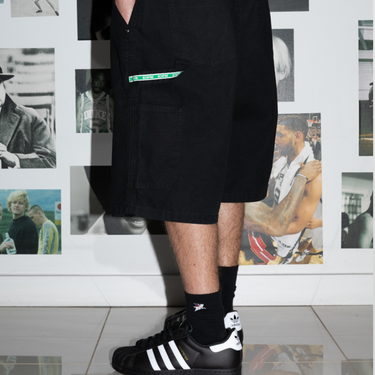 Workshop Canvas Shorts - Faded Black