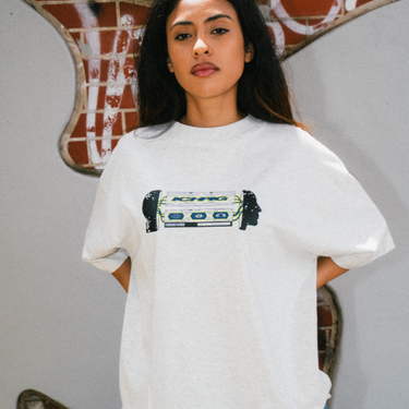 HEADWAVE TEE WHITE MARLE