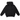 Solid Workers Zip Hood Black