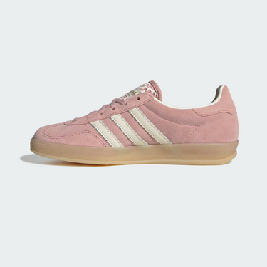 Women's Gazelle Indoor Shoes Wonder Mauve / Off White / Gold Metallic