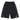 Long Track Shorts, Black