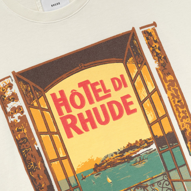 Rhude Hotel DI Monaco tee Vintage white