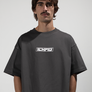 Strike Logo Tee - Vintage Black / White